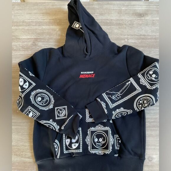 Makeship Menace Hoodie 2024‎ Medium Black NWT in packaging - Picture 5 of 5